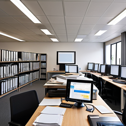 Home 10 The Transformation**
"A compelling visual contrast depicting a German law office's evolution. On the left side, an outdated, cluttered desk overwhelmed with towering stacks of dusty paper files, heavy binders, and an old, slow copier, symbolizing past inefficiencies. On the right side, a sleek, minimalist workspace featuring multiple high-resolution monitors displaying cloud-based document management systems, digital client portals, and an intuitive legal tech interface, representing modern efficiency, organization, and a paperless future. The lighting subtly transitions from dim and chaotic on the left to bright and streamlined on the right, highlighting the dramatic shift brought by digital transformation."
2. **Prompt for