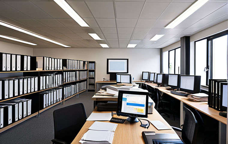 The Transformation**
"A compelling visual contrast depicting a German law office's evolution. On the left side, an outdated, cluttered desk overwhelmed with towering stacks of dusty paper files, heavy binders, and an old, slow copier, symbolizing past inefficiencies. On the right side, a sleek, minimalist workspace featuring multiple high-resolution monitors displaying cloud-based document management systems, digital client portals, and an intuitive legal tech interface, representing modern efficiency, organization, and a paperless future. The lighting subtly transitions from dim and chaotic on the left to bright and streamlined on the right, highlighting the dramatic shift brought by digital transformation."
2. **Prompt for