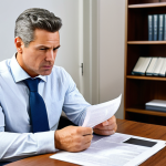 법률 자문가의 법적 자문 및 분석 - Contract Review**

A concerned-looking man in his 40s, wearing a modest business casual outfit (shir...