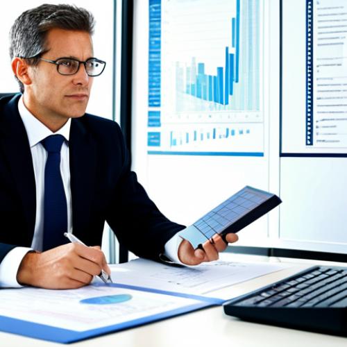 Home 5 법률 자문가의 경력 유지 방법 - Specialized Lawyer at Work**
"A lawyer specializing in renewable energy law, wearing a professional...