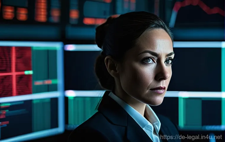 법률 자문가의 법적 리스크 관리 - **Prompt:** A dynamic, high-angle wide shot of a diverse group of legal professionals (men and women...