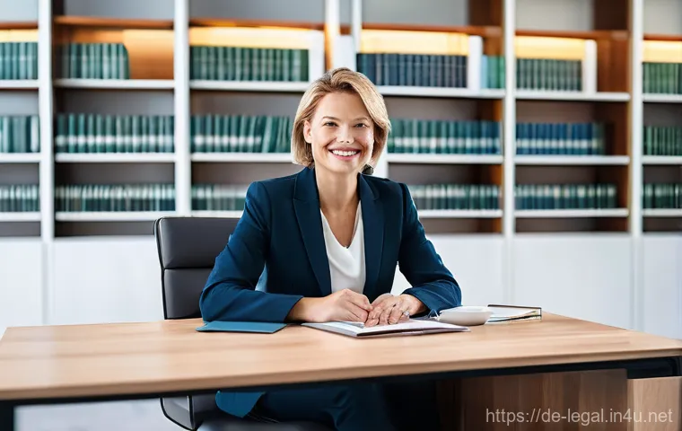 법률 자문가의 고객 관리 방식 - **Prompt 1: Modern Client Connection Through Digitalization**
"A professional, mid-career female...