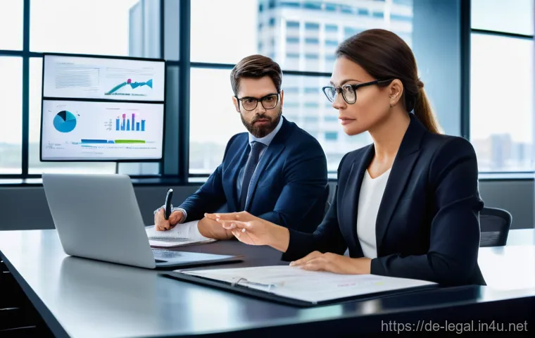 법률자문가의 직무 평가기준 - **Prompt:** A compassionate female attorney, in her late 30s, dressed in a professional blazer and b... 법률자문가의 직무 평가기준 - **Prompt:** A compassionate female attorney, in her late 30s, dressed in a professional blazer and b...