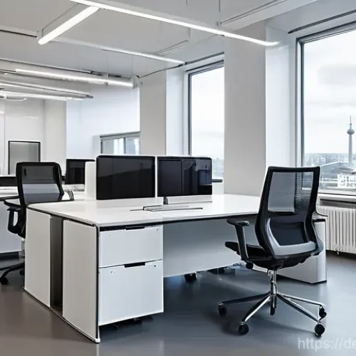 Home 25 법률 자문가 실무 트렌드 - **Prompt 1: The AI-Powered, Paperless German Law Office**
A group of diverse, professionally dre...