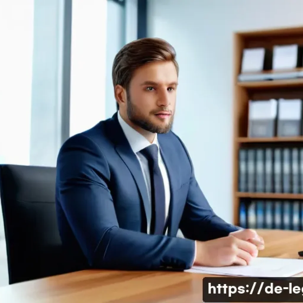 법률 자문가의 역량 강화 전략 - A modern law office scene showing a professional legal advisor attentively listening to a client in ...